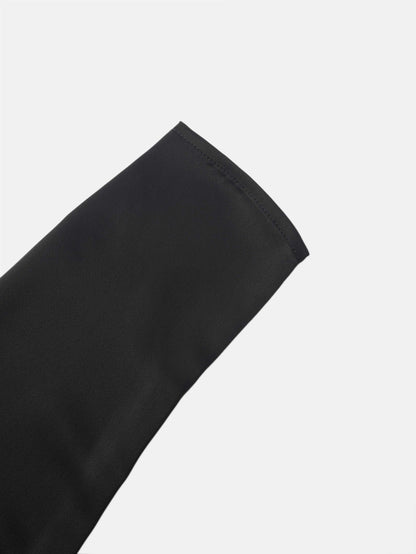 Center Ruffle Dress - Black