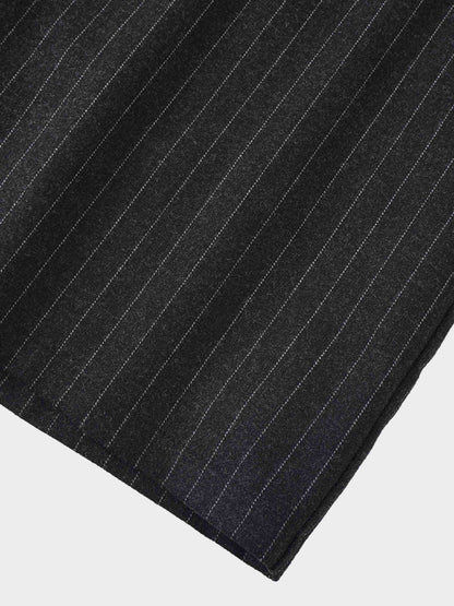 Straight Maxi Skirt - Pinstripe