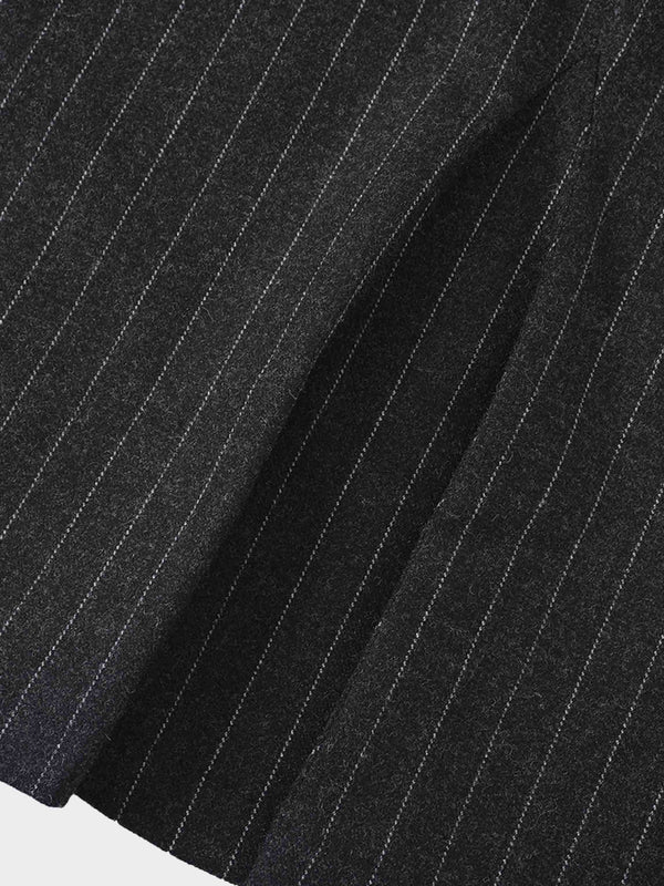 Straight Maxi Skirt - Pinstripe