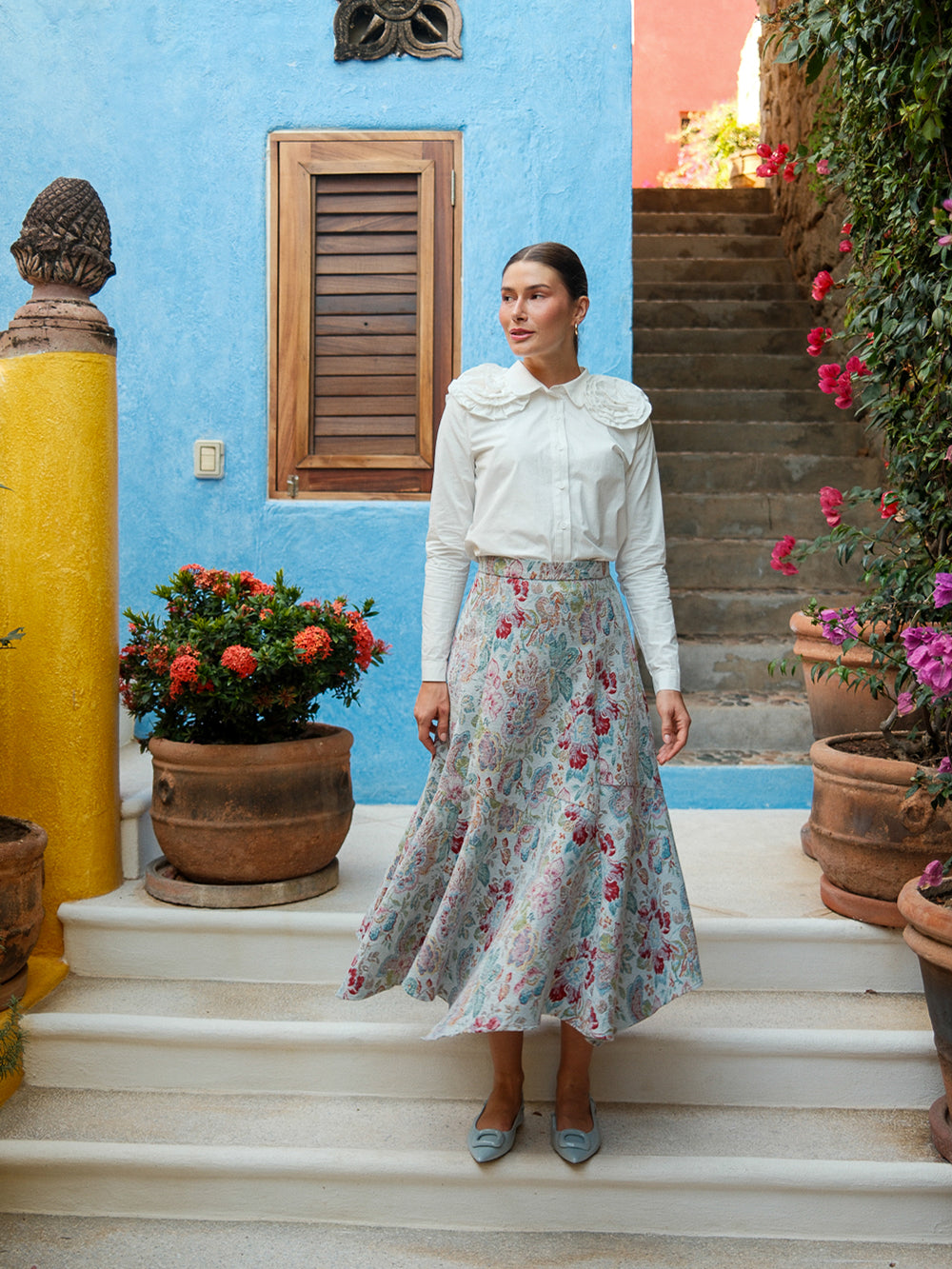 The Olivia Skirt-Tapestry Floral