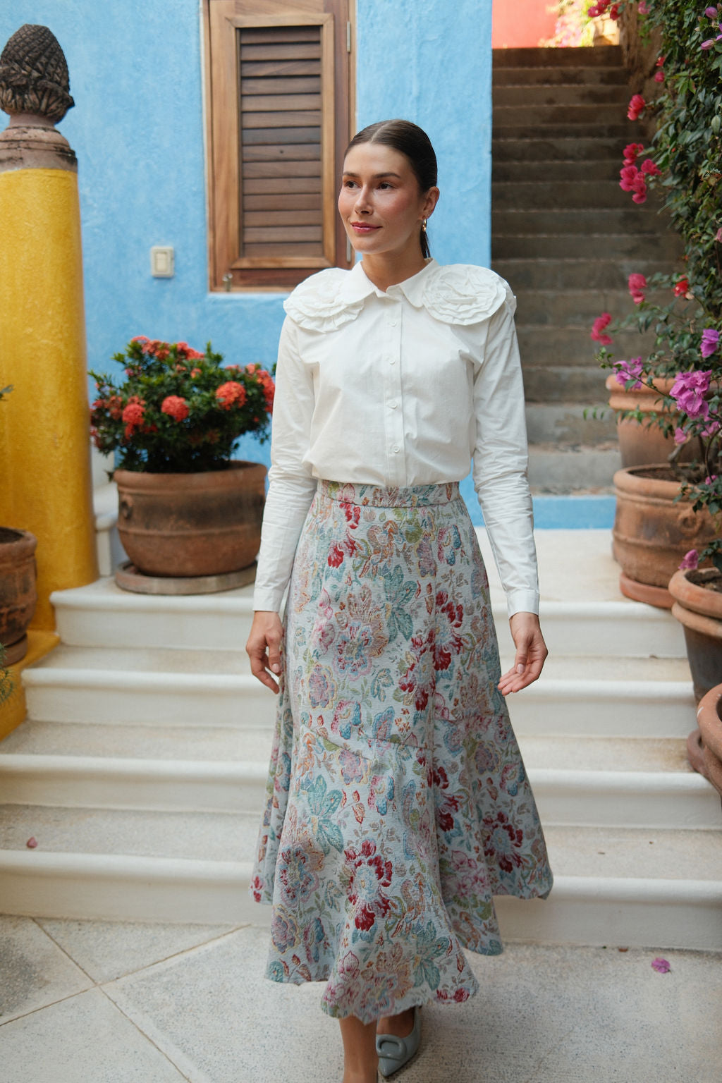 The Olivia Skirt-Tapestry Floral