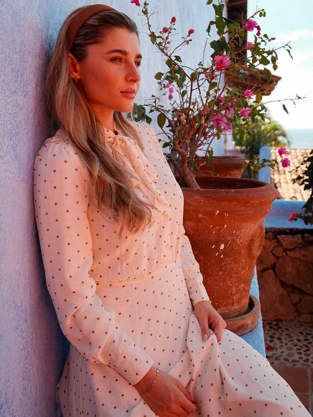 Katie Dress-Cream Polka Dot Katie Dress-Cream Polka Dot