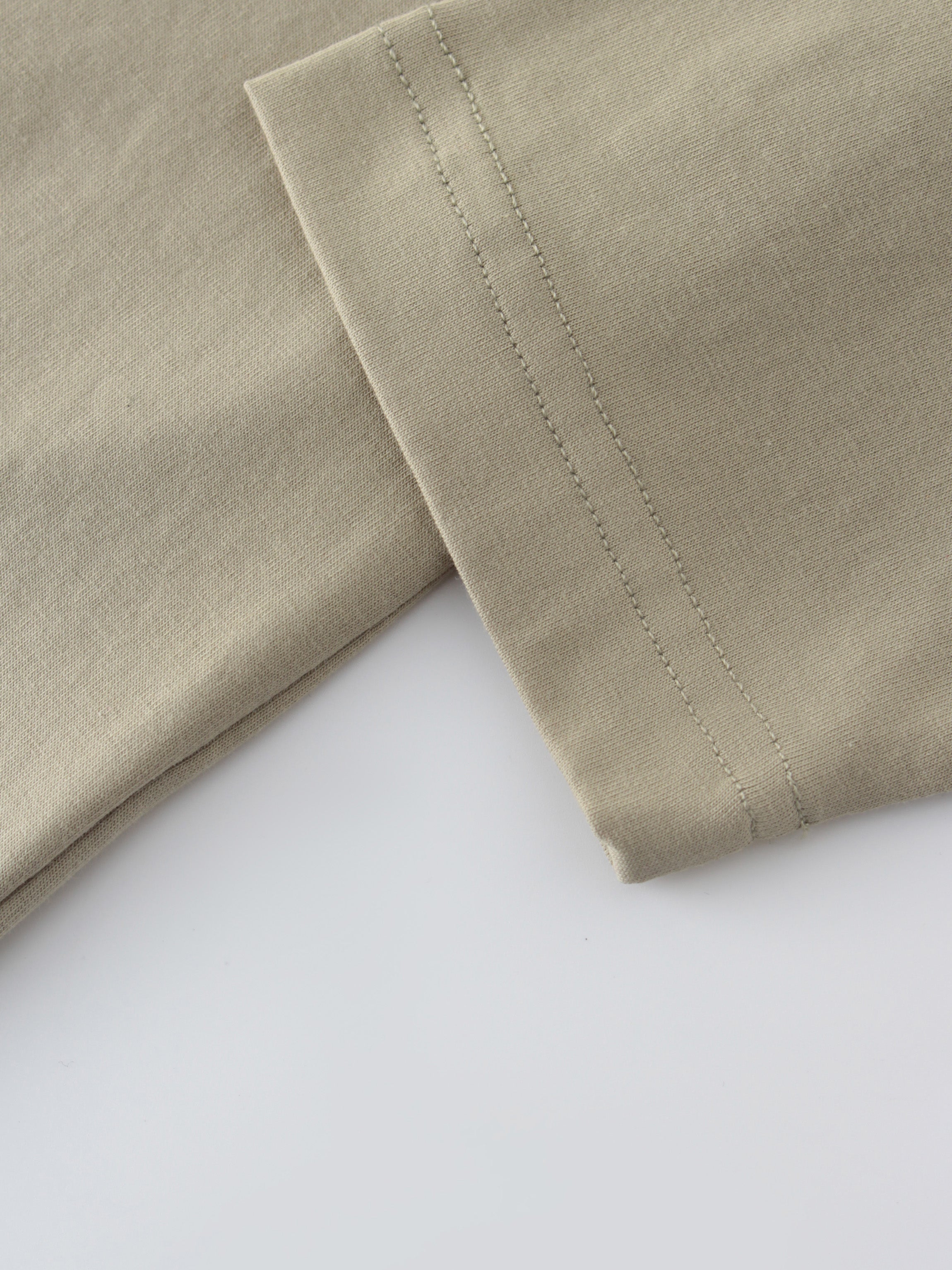 HENLEY DRAWSTRING TEE-SAGE