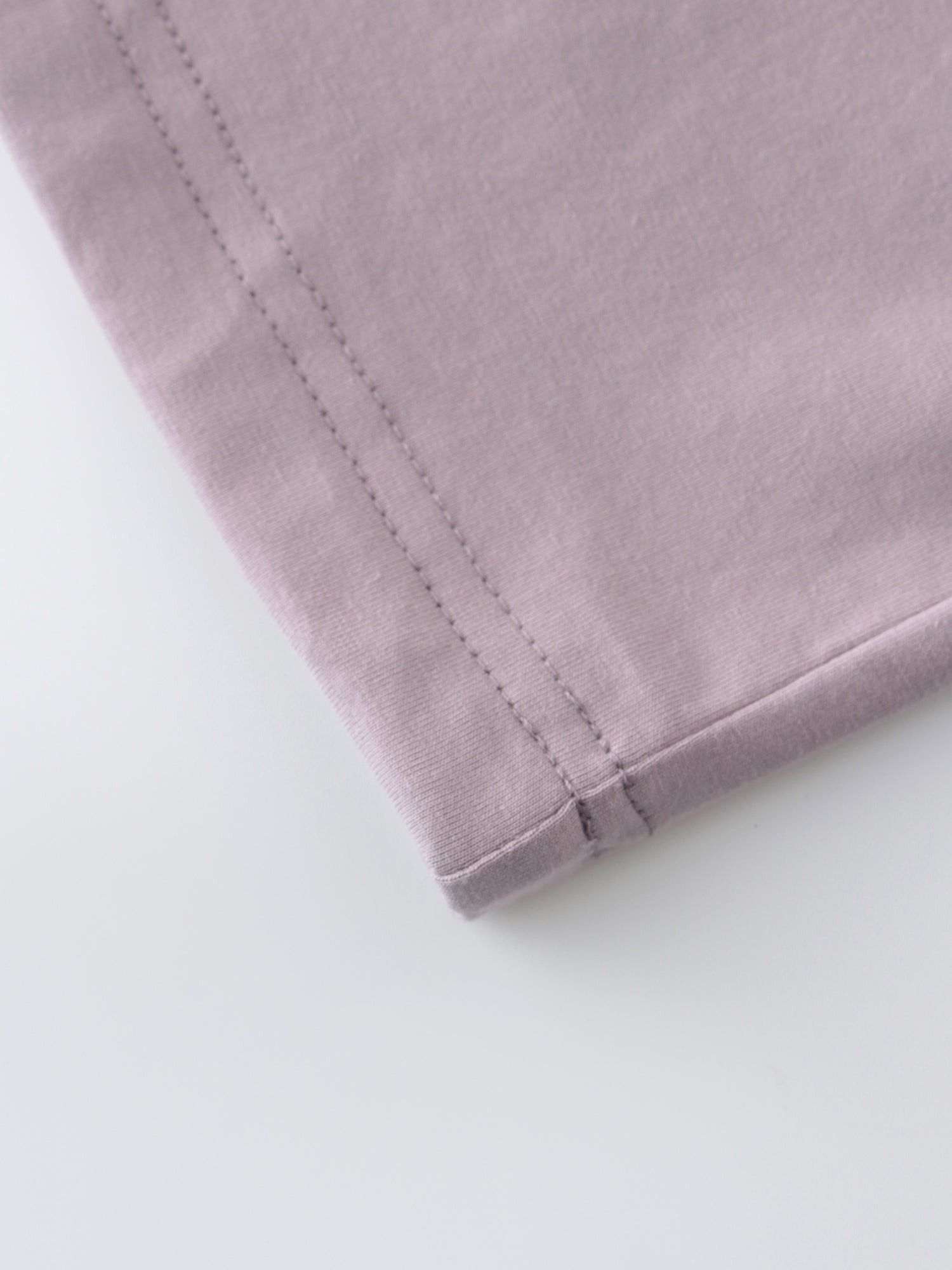 HENLEY DRAWSTRING TEE-LILAC