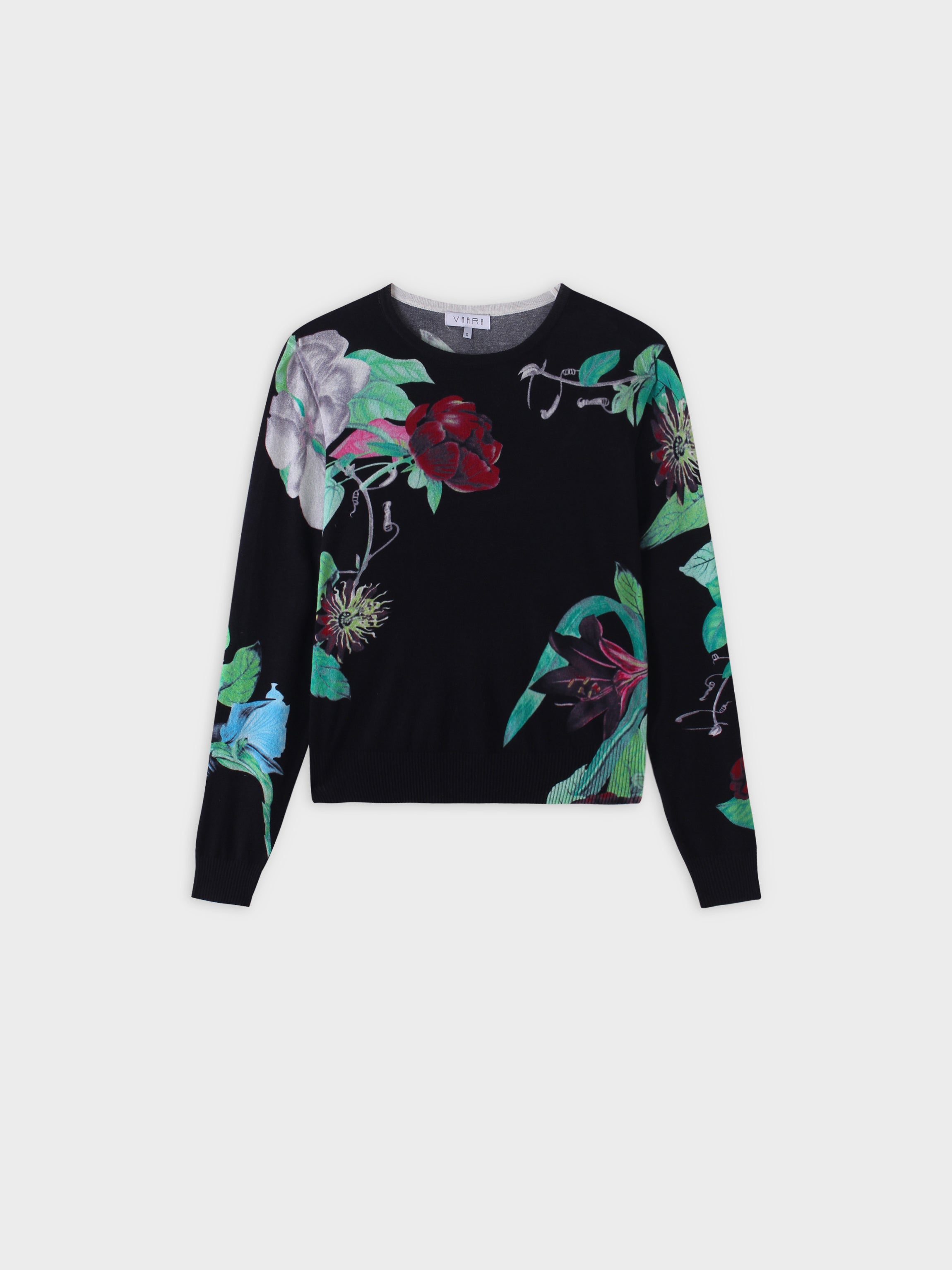 Printed Sweater-Floral Bunch