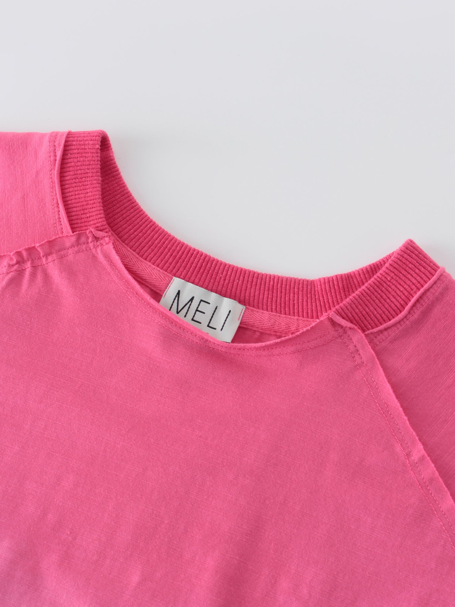 CAMISETA OMBRE PLEAT BACK-ROSA