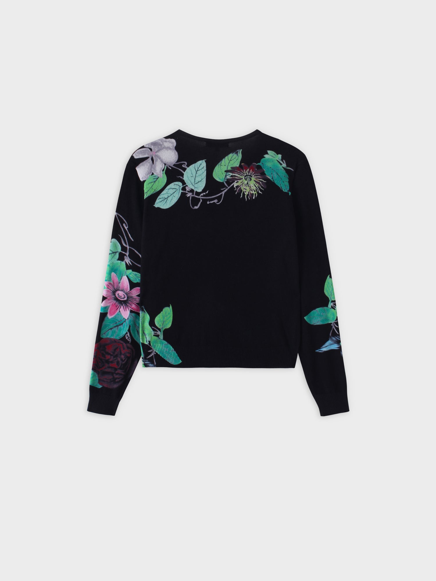 Printed Sweater-Floral Bunch