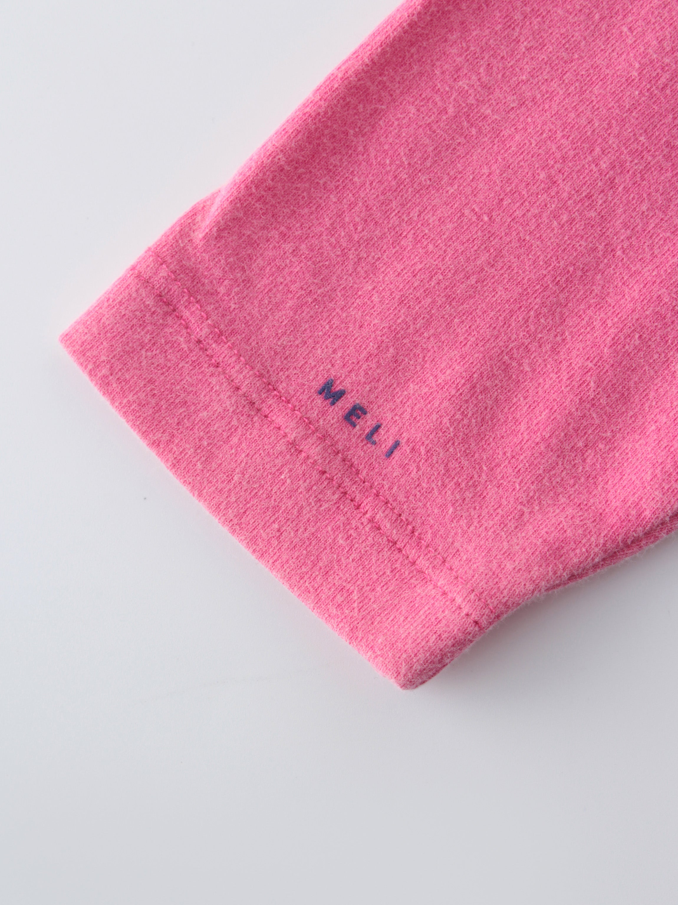 WASHED CROP TEE-HOT PINK