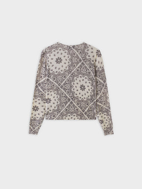Printed Sweater-Bandana