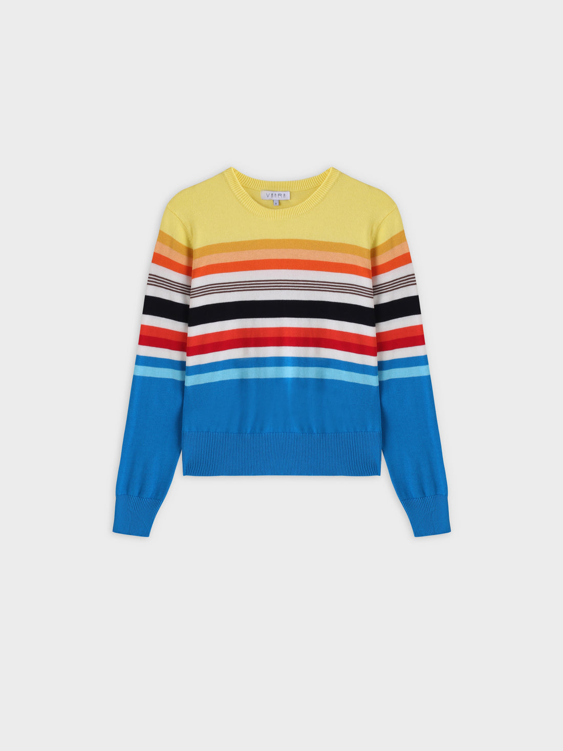 Printed Sweater-Bright Stripes