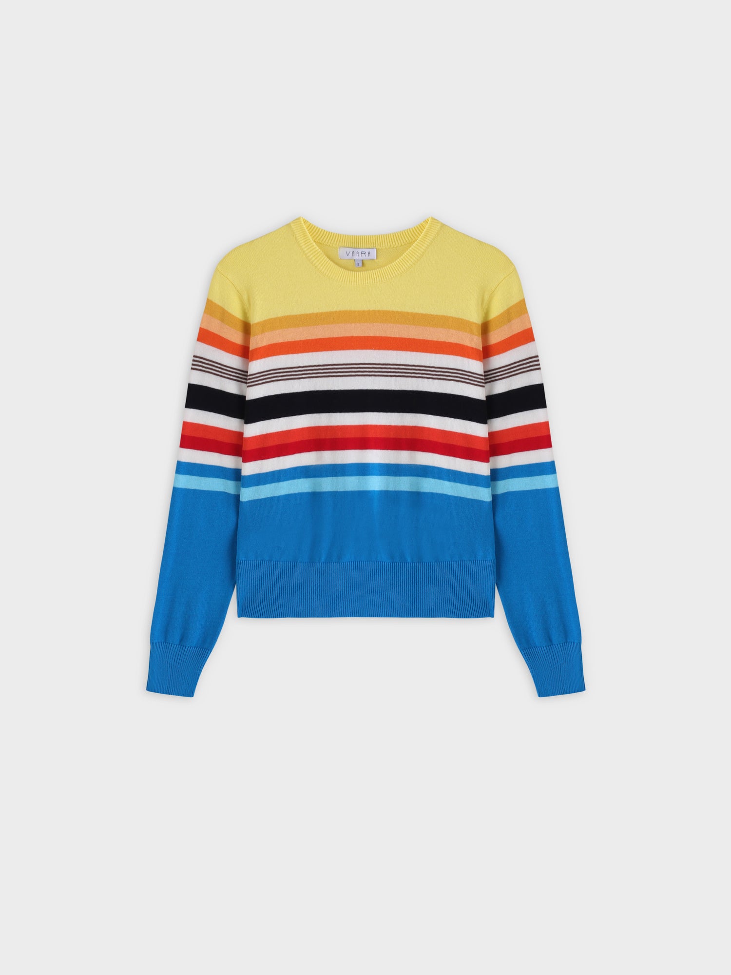 Printed Sweater-Bright Stripes