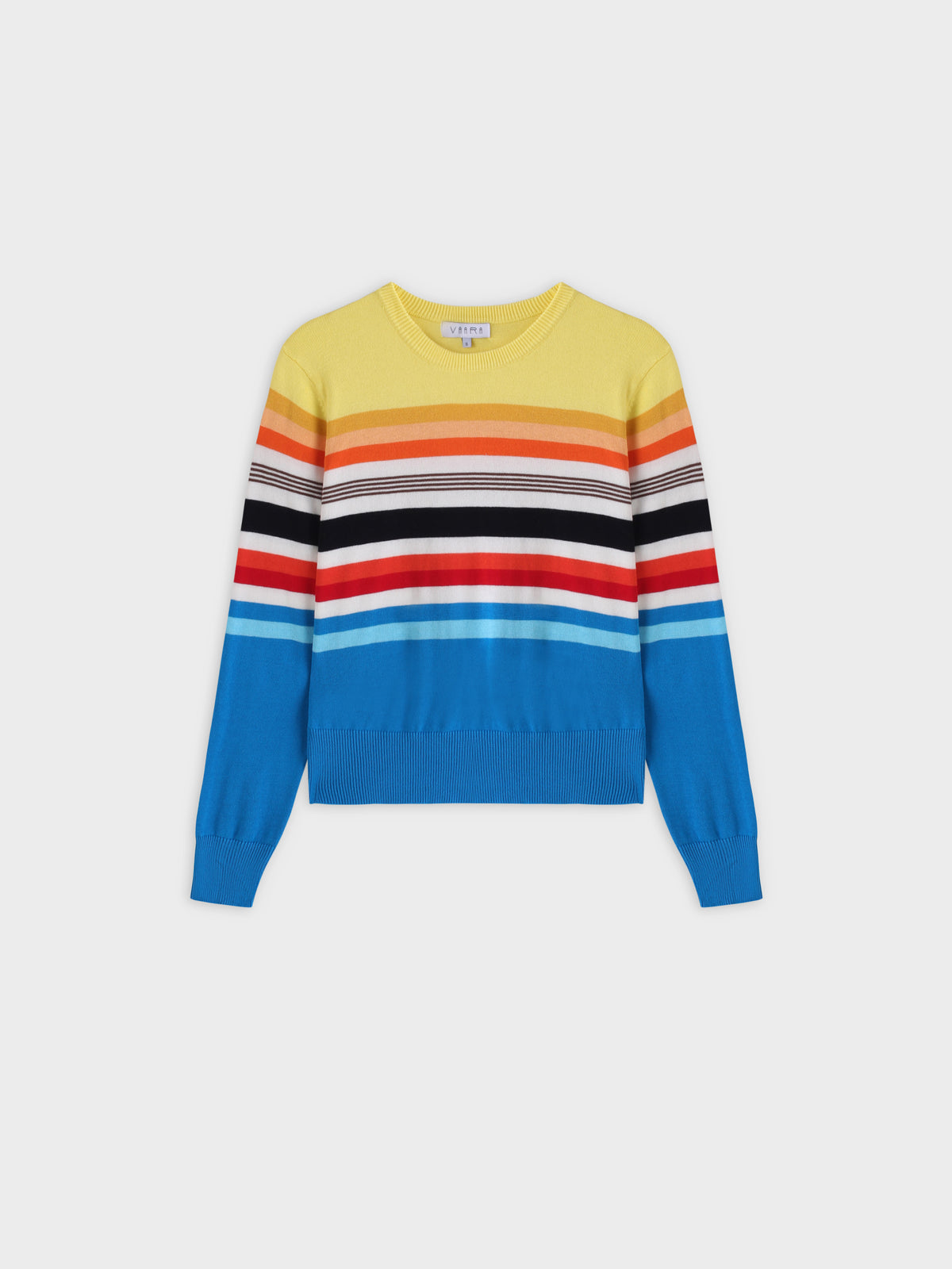 Printed Sweater-Bright Stripes