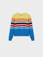 Printed Sweater-Bright Stripes
