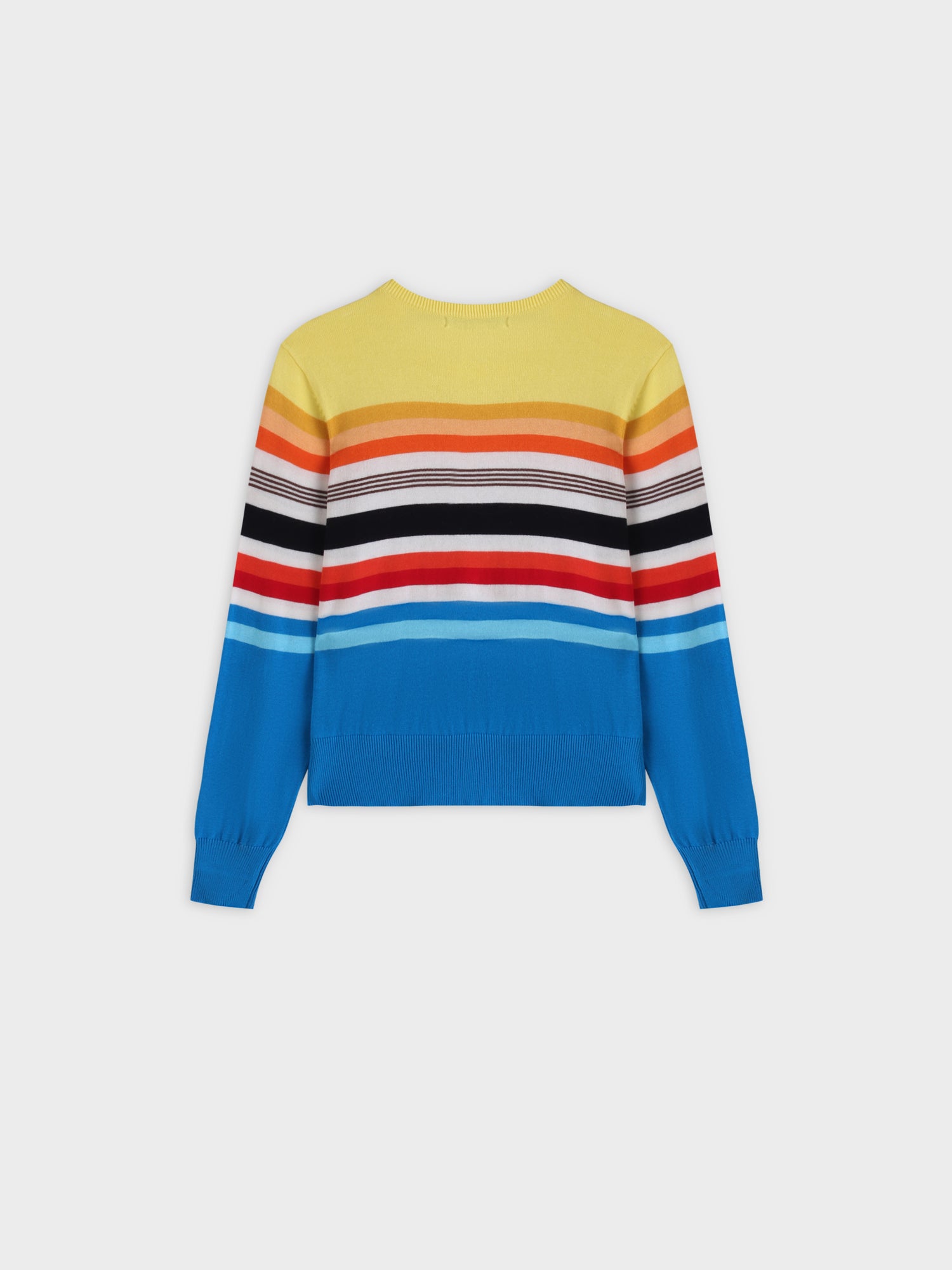 Printed Sweater-Bright Stripes