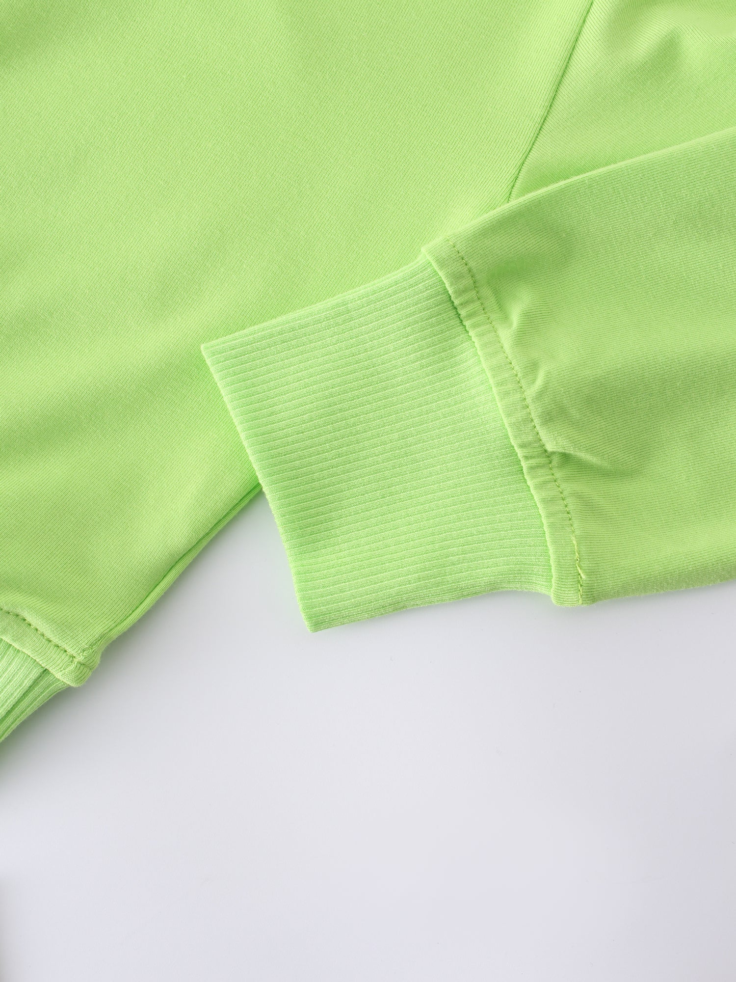 Cropped Tee-Lime Green