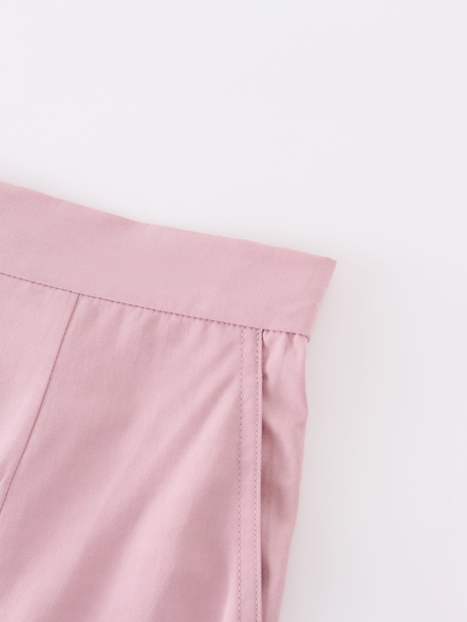 A-Line Seamed Skirt-Dusty Rose