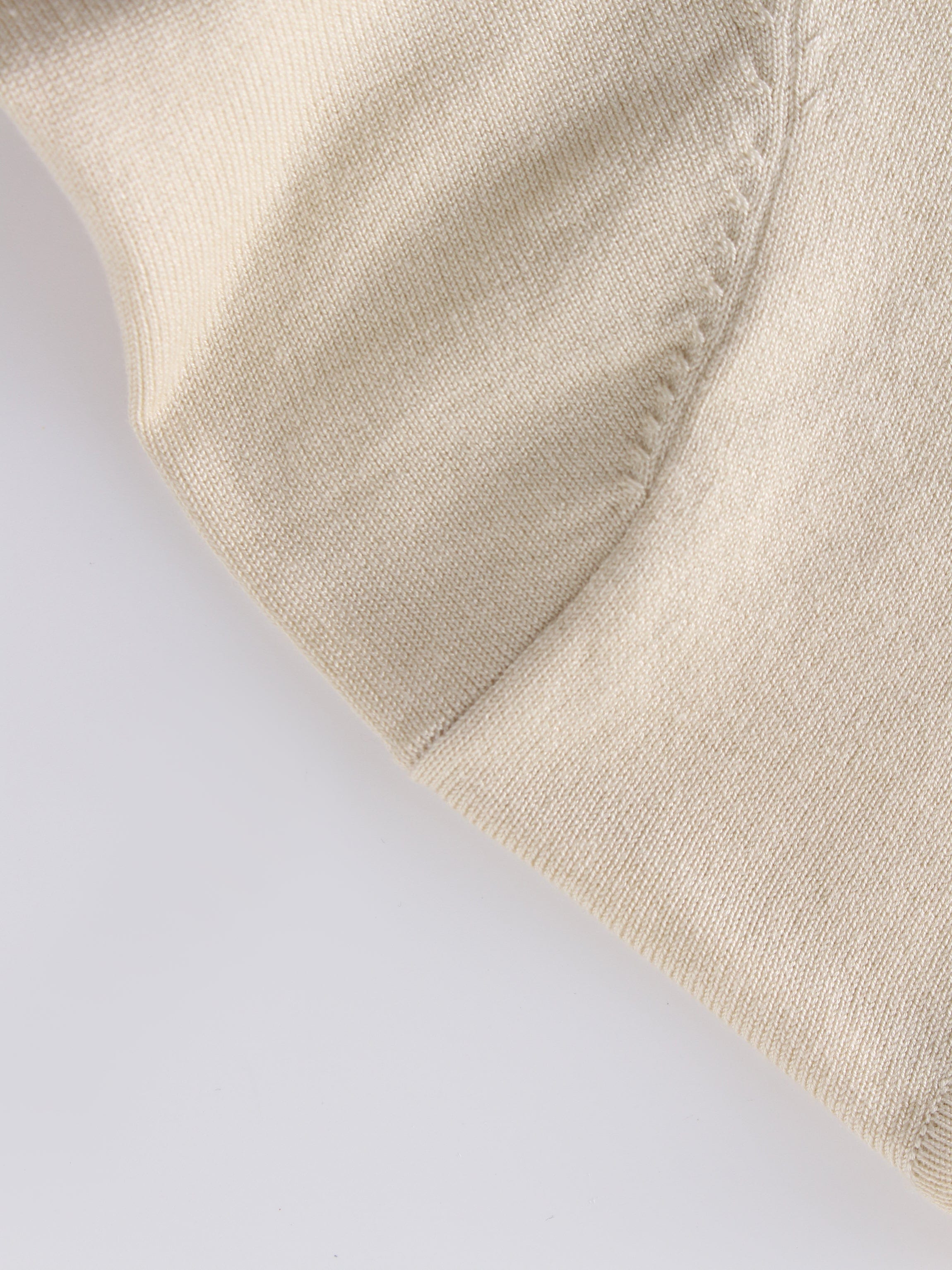 Basic Crew Sweater 3Q-Ivory