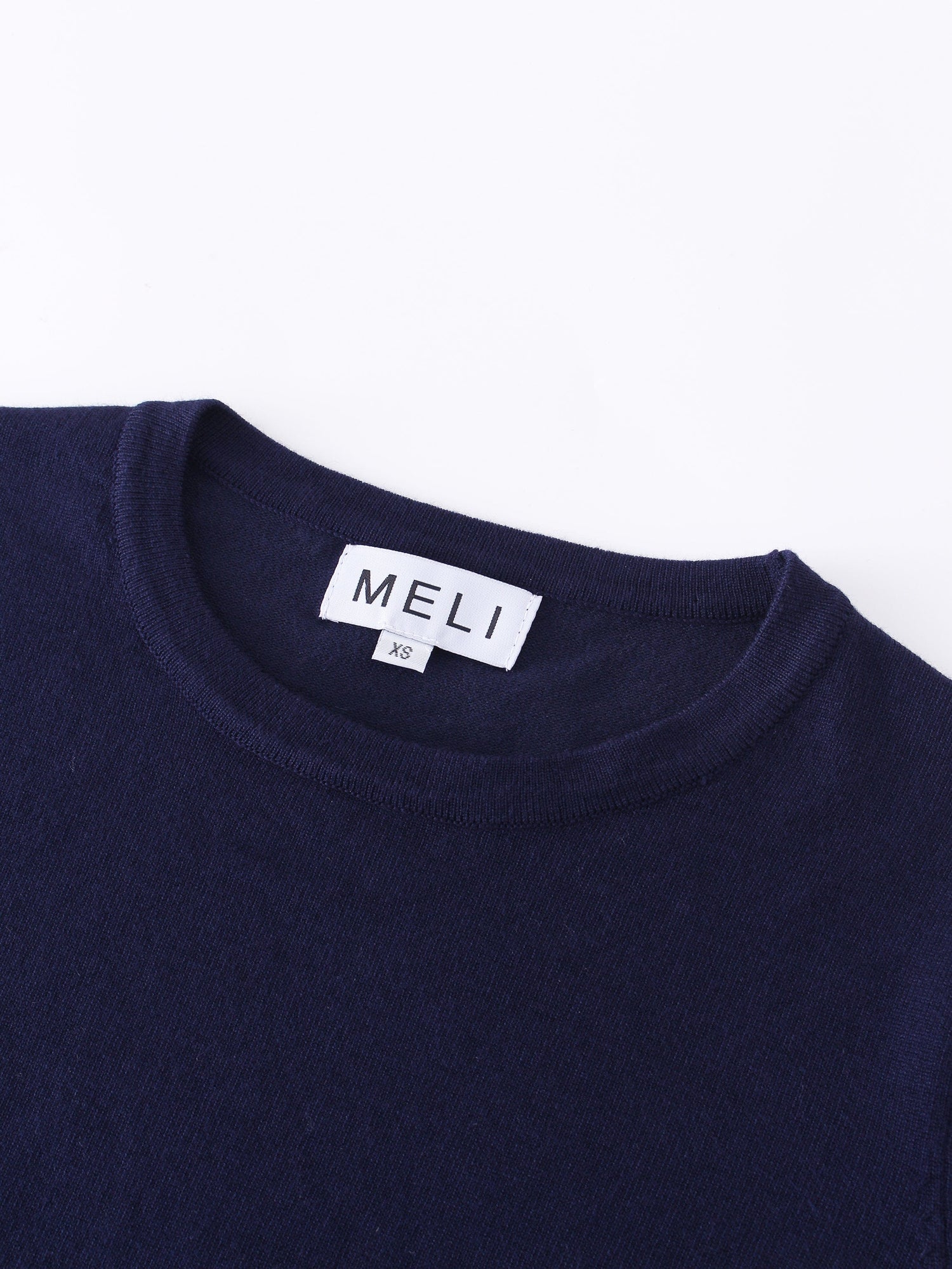 Basic Crew Sweater 3Q-Navy