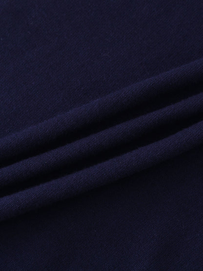 Basic Crew Sweater 3Q-Navy