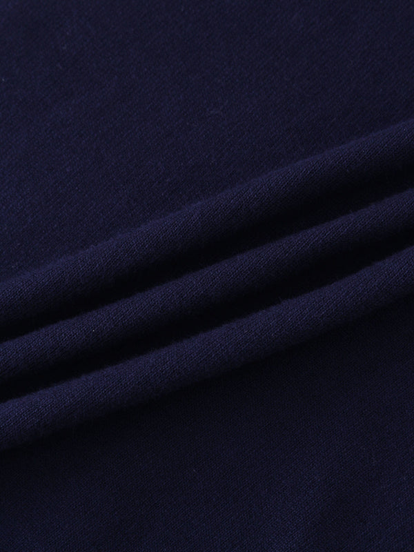 Basic Crew Sweater 3Q-Navy