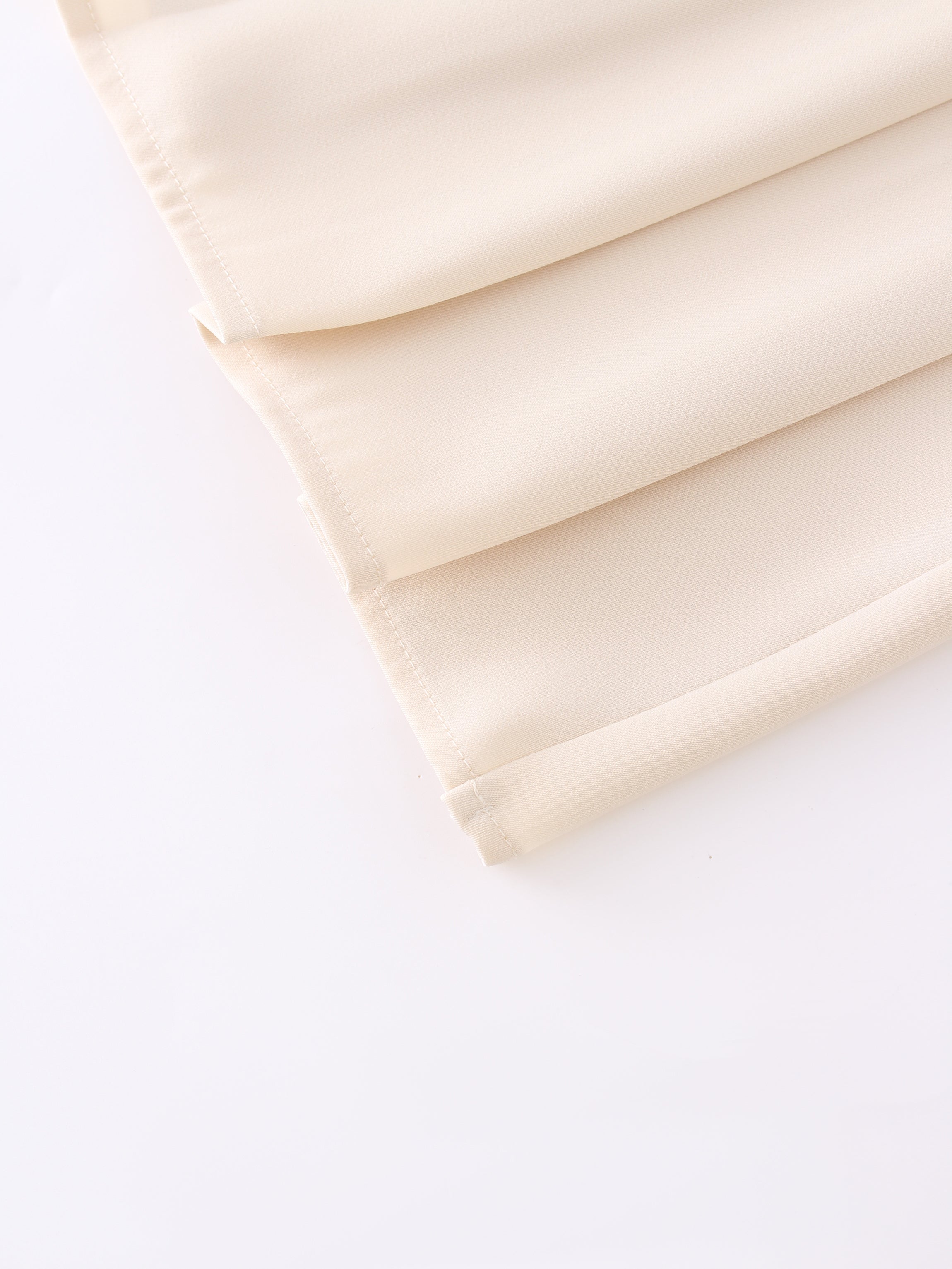 Yolk Pleated Skirt 37&quot;-Ivory