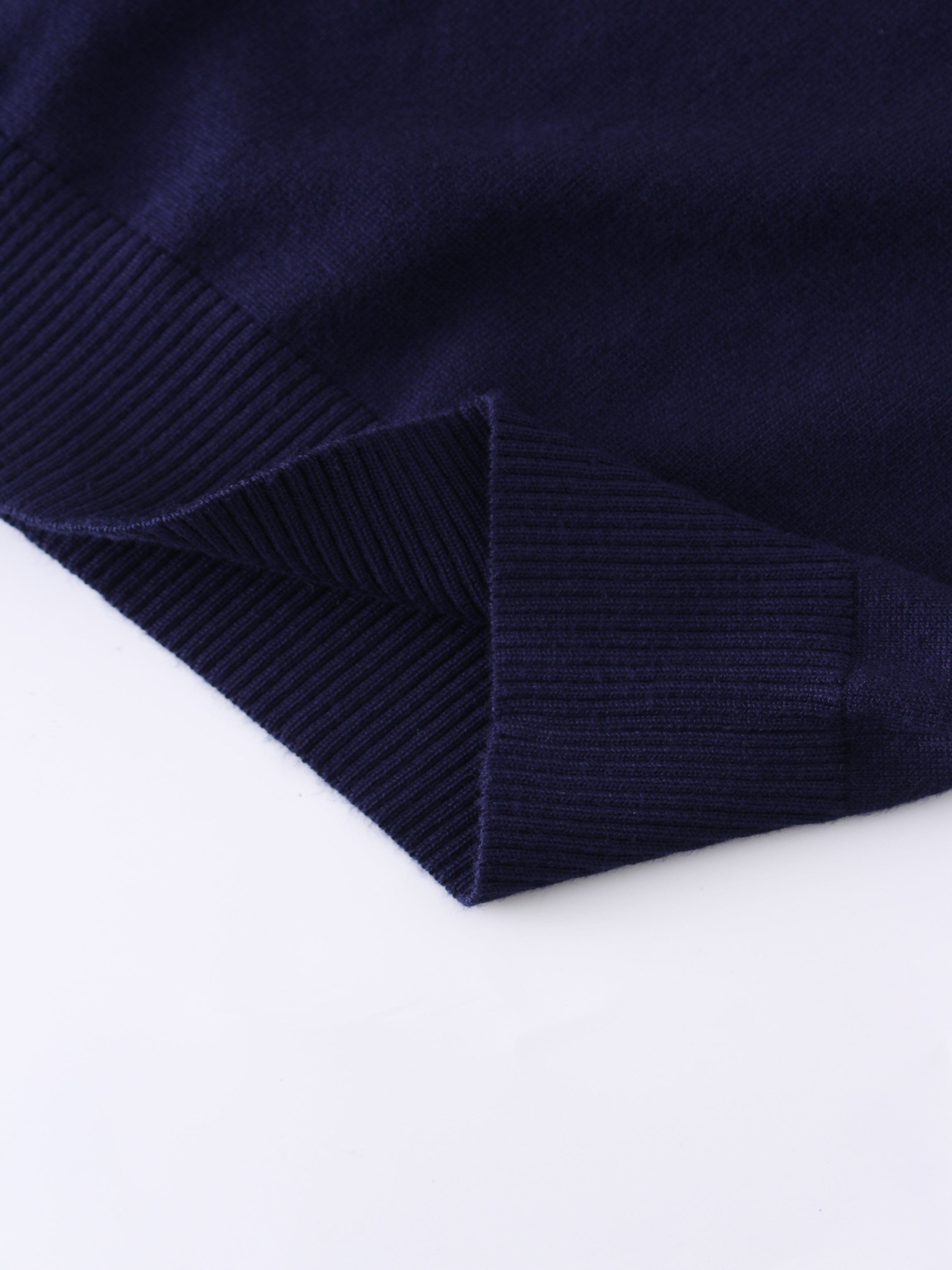 Basic Crew Sweater LS-Dark Navy