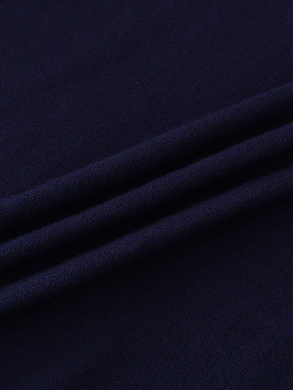 Basic Crew Sweater LS-Dark Navy