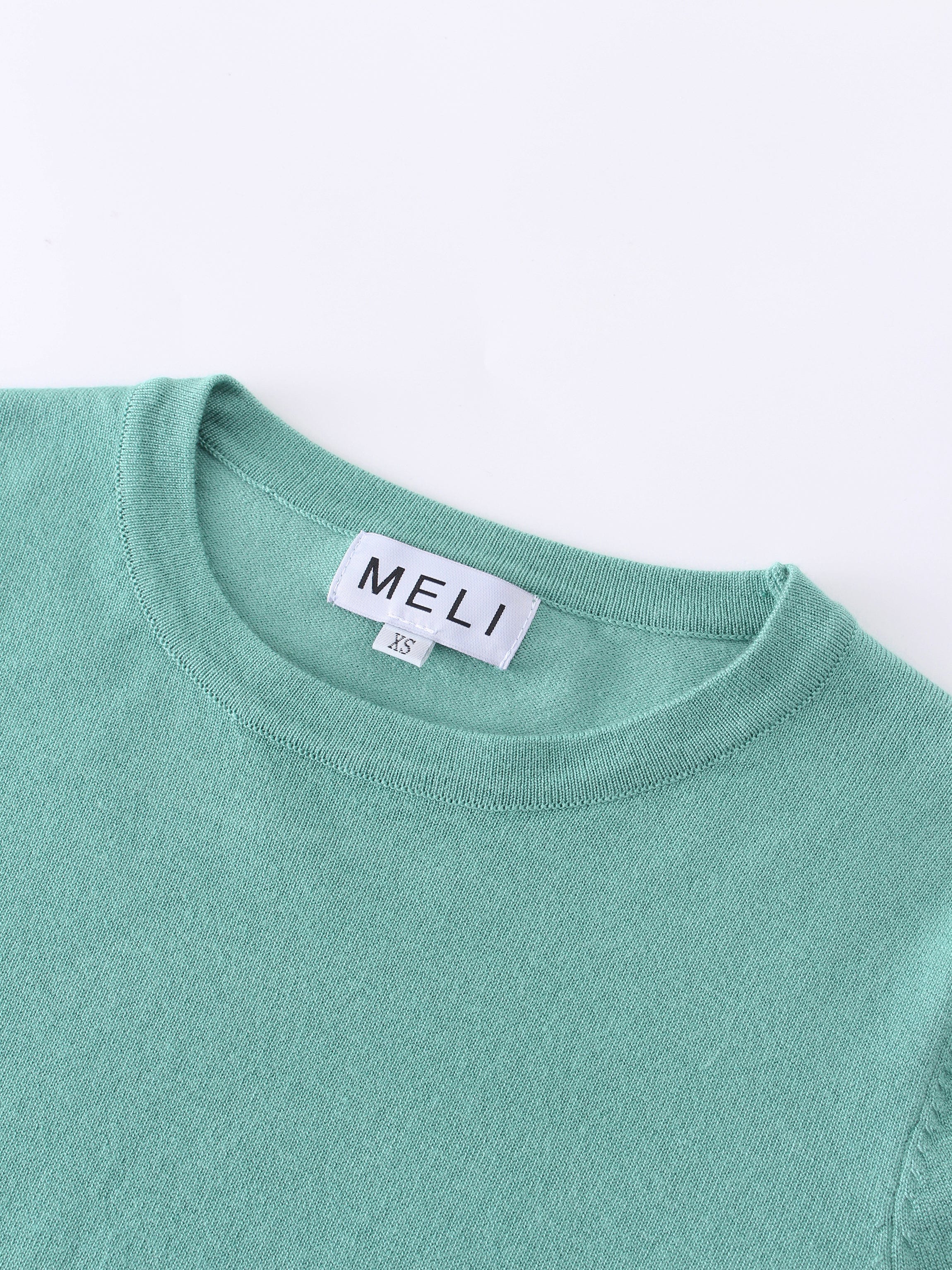 Basic Crew Sweater LS-Seafoam