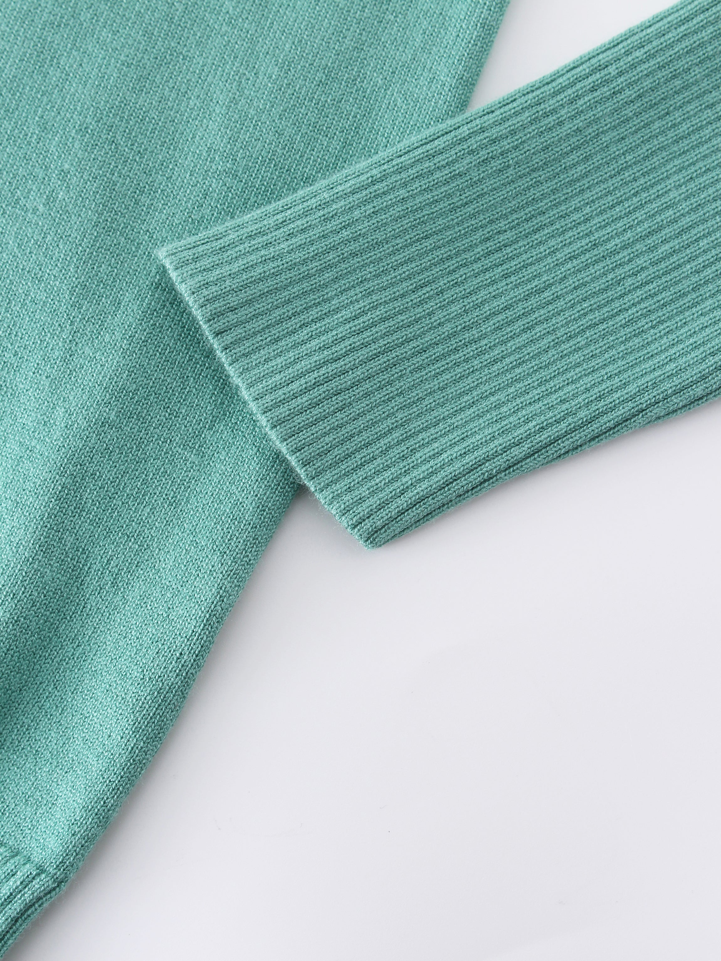 Jersey básico con cuello redondo LS-Seafoam