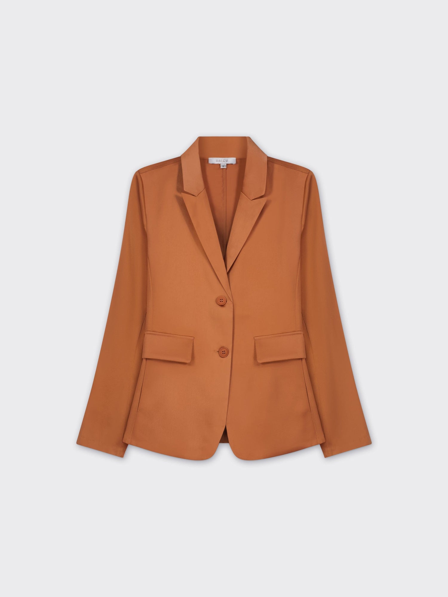 Satin Blazer-Bronze