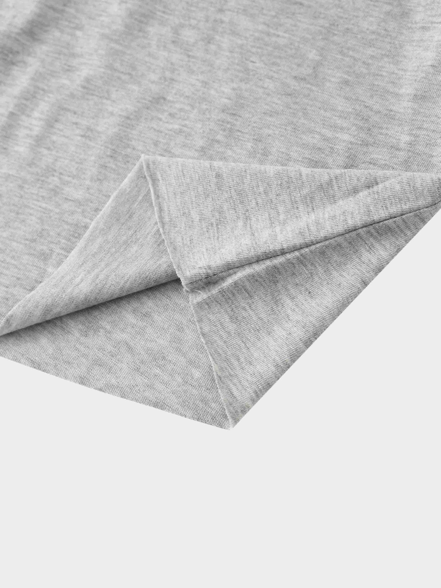 Elastic Waist T-Shirt Skirt-Heathered Grey