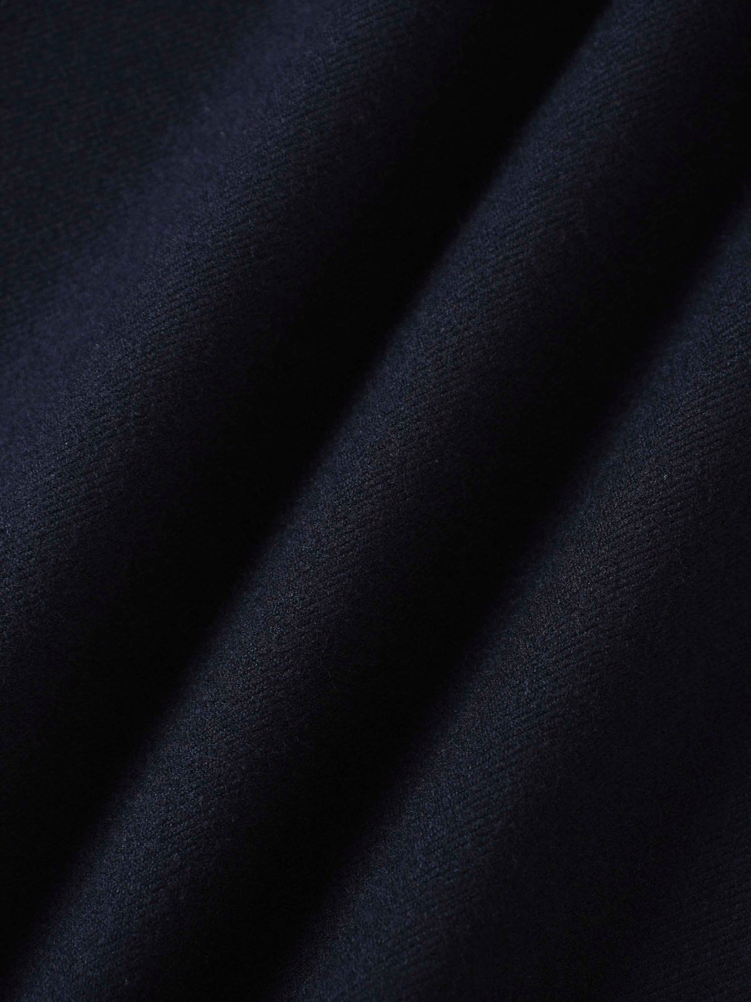 Wool Blend Yoke Skirt 37&quot;-Navy