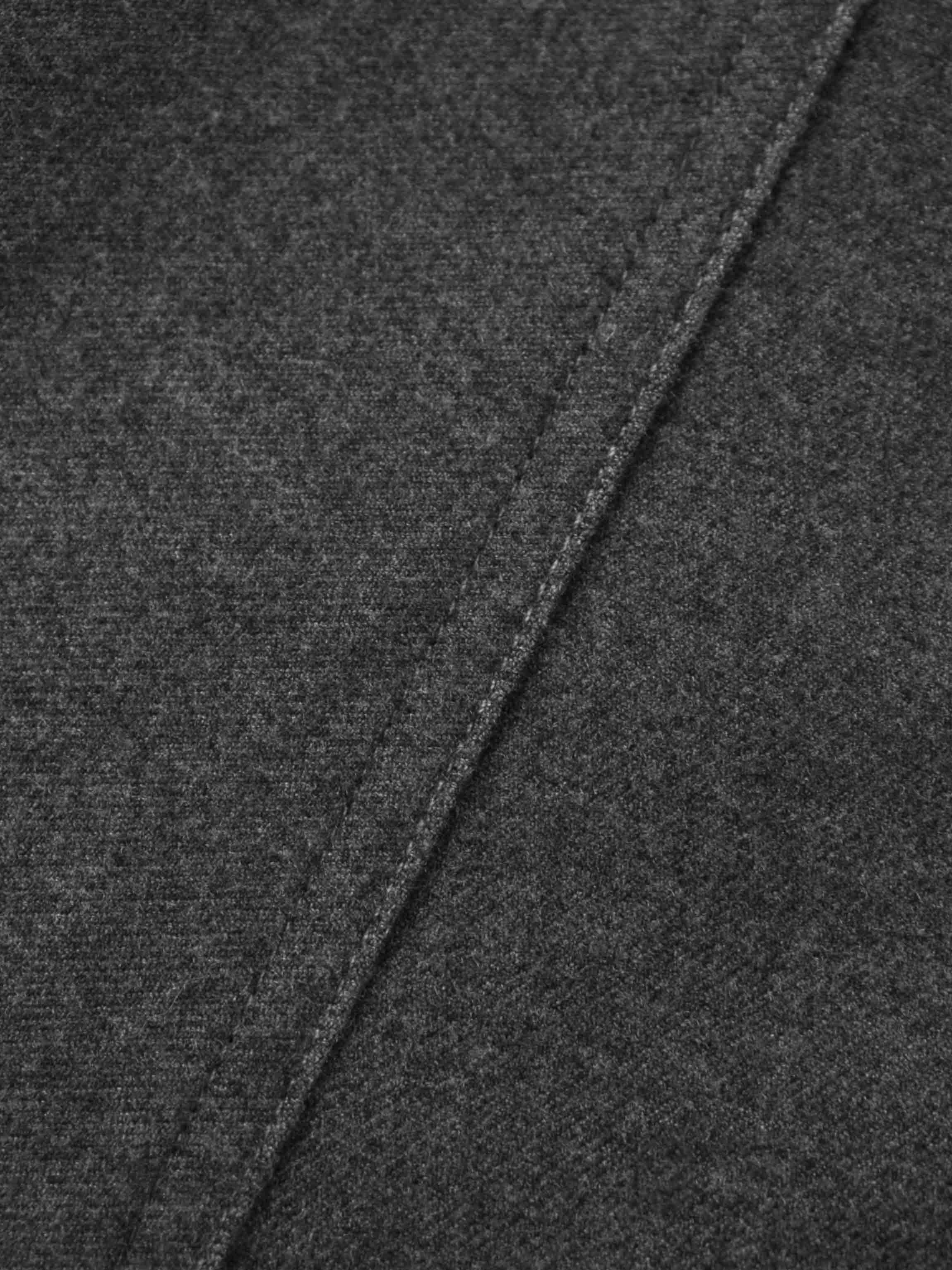 Wool Blend Yoke Skirt 26&quot;-Grey
