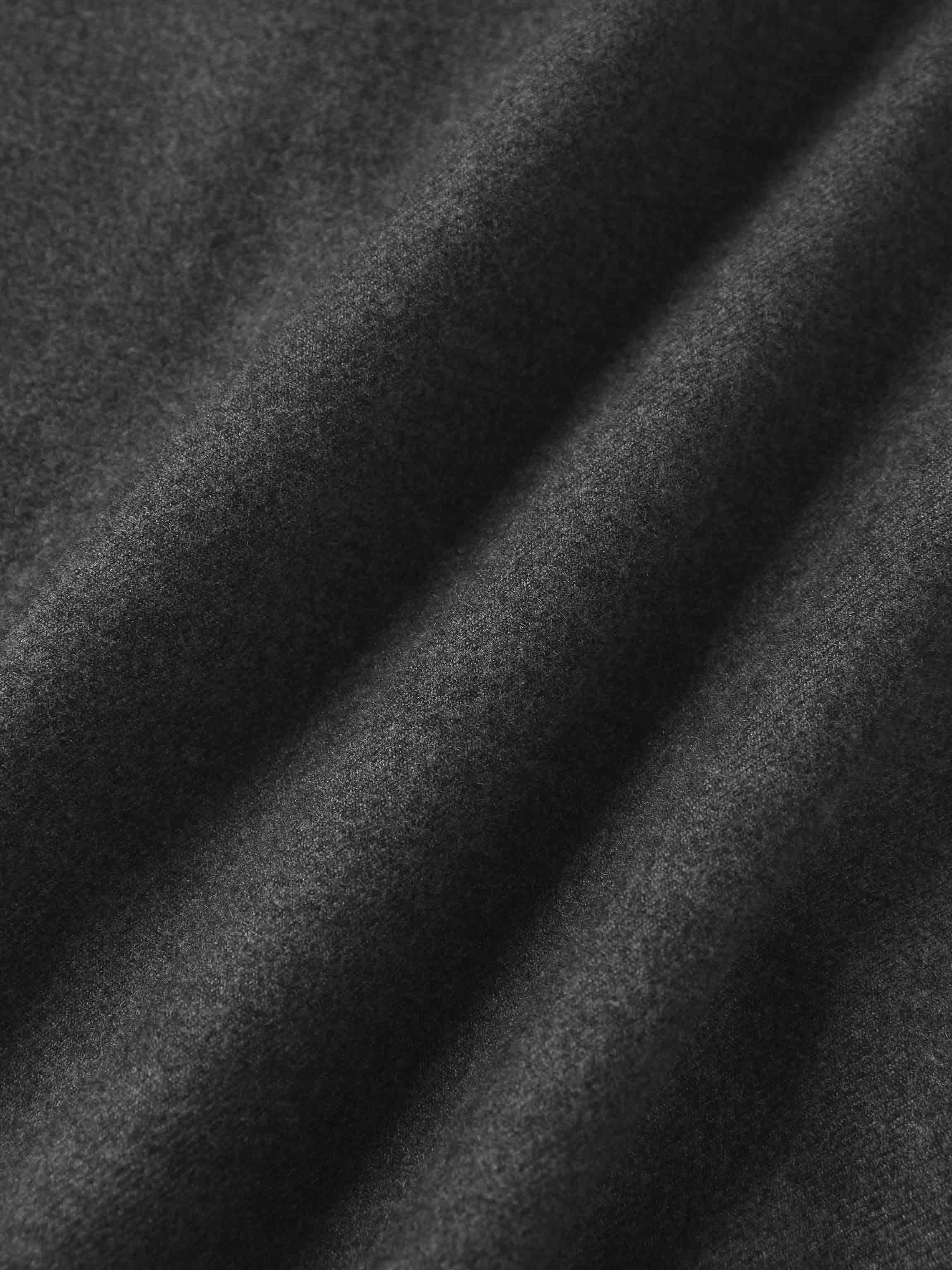 Wool Blend Yoke Skirt 26&quot;-Grey