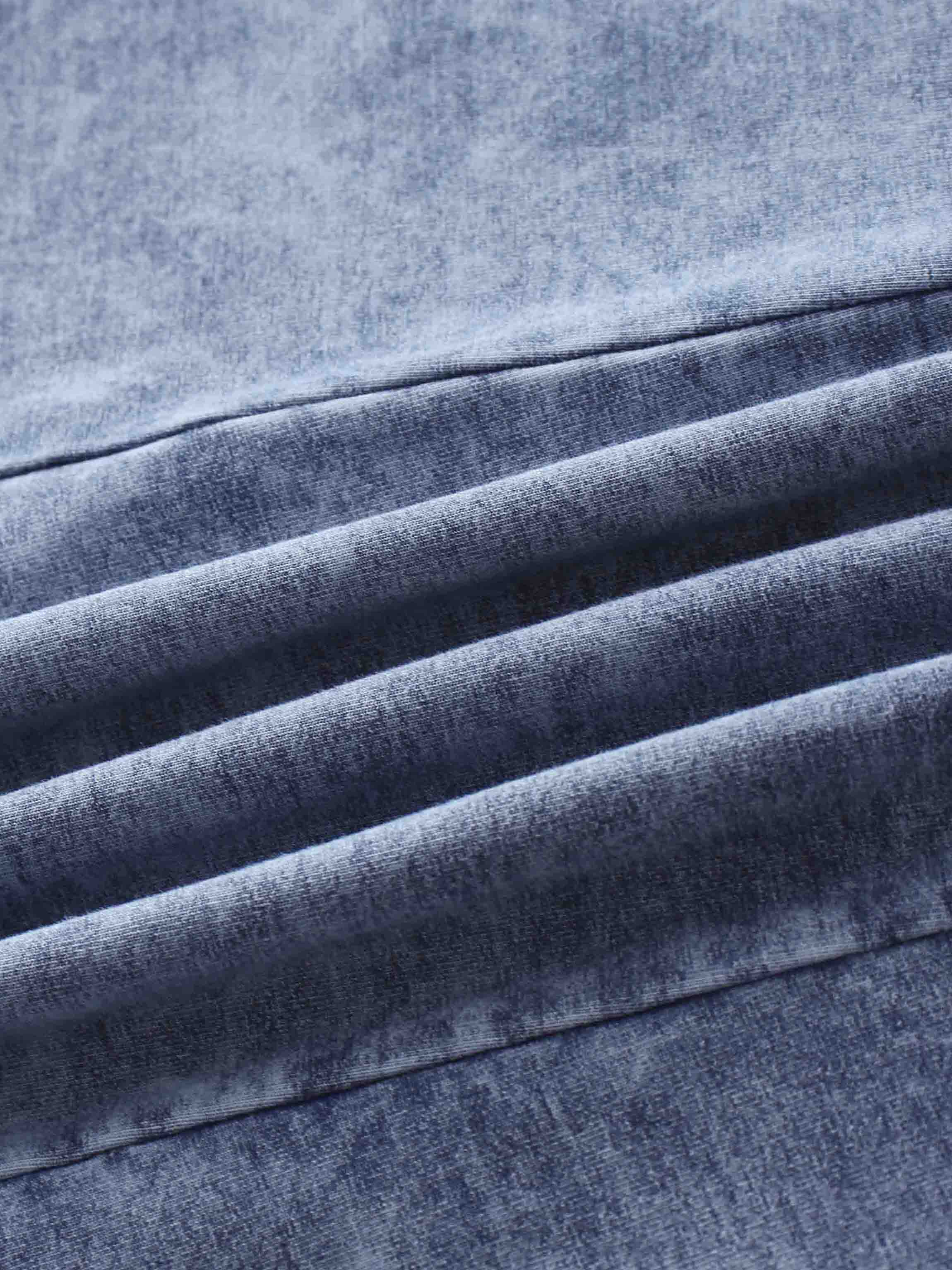 Paneled Flare Skirt 25&quot;-Light Blue Wash