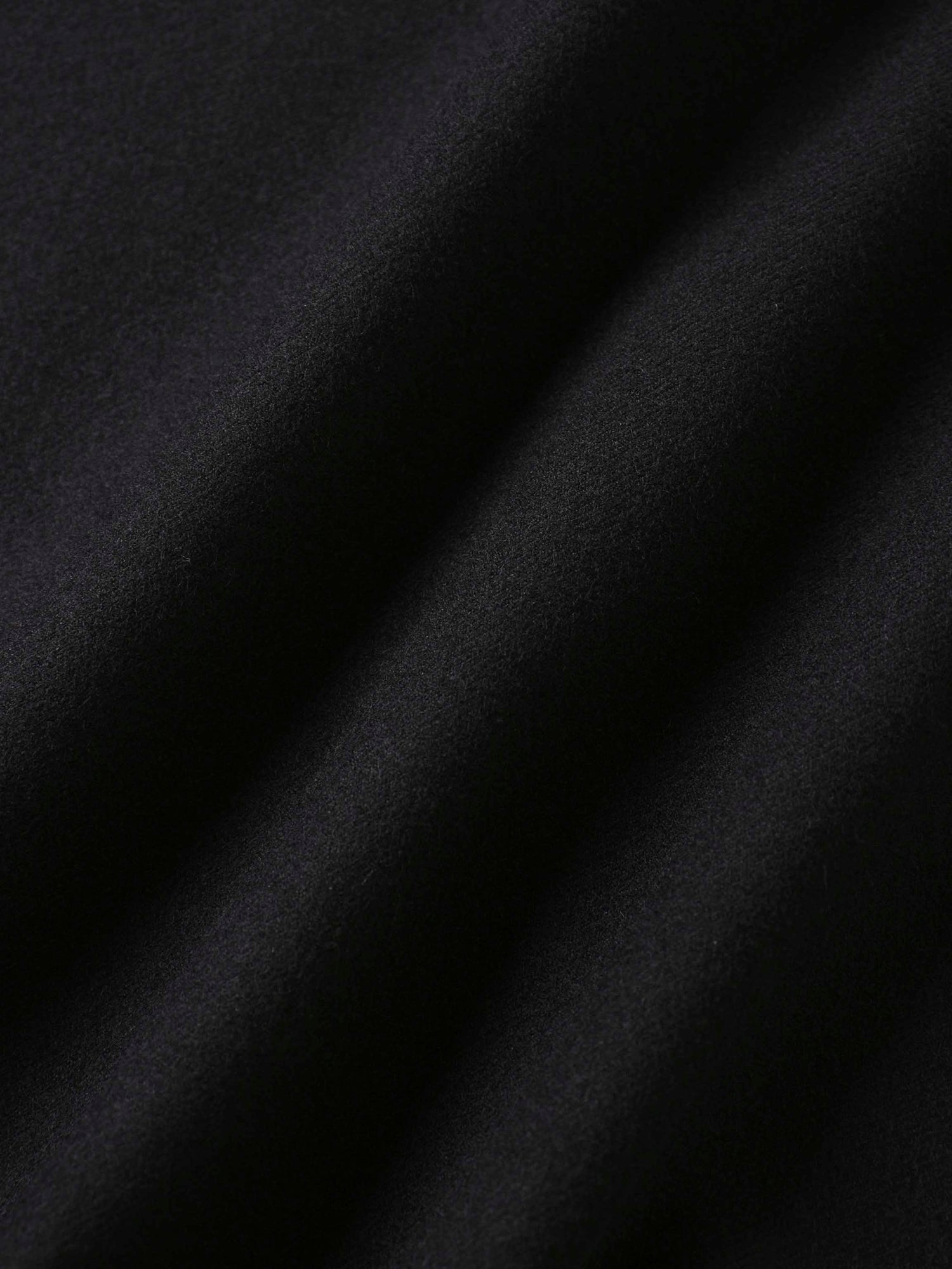 Wool Blend Yoke Skirt 26&quot;-Black