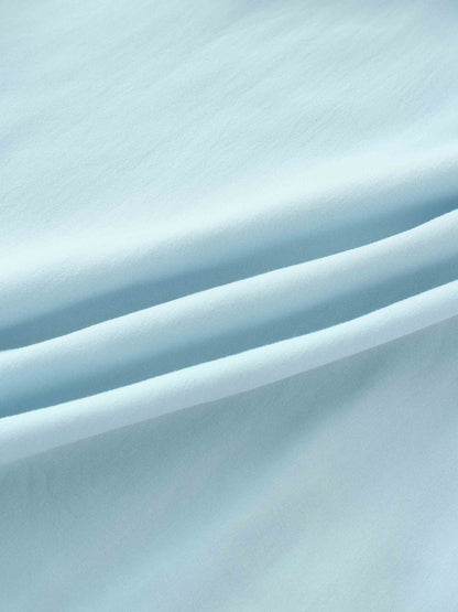TRUMPET FLARE SKIRT-SKY BLUE