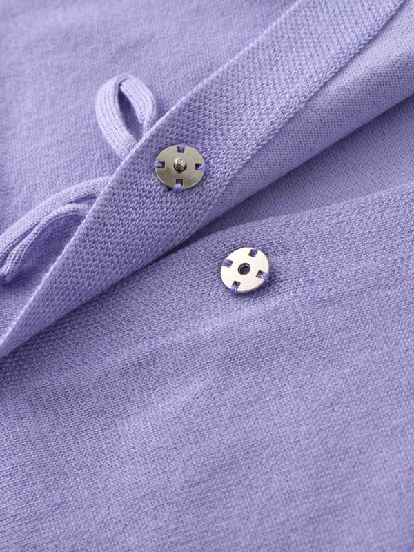 5 Bow Crop Cardigan-Lavender