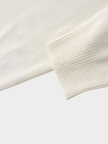 5 Bow Crop Cardigan-Ivory