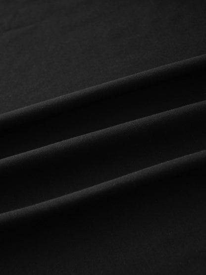 ZIP UP HOODIE-BLACK