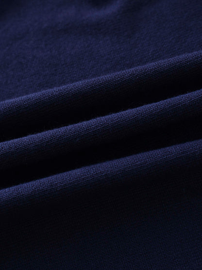 Embellished Cluster Crop Cardigan-Navy