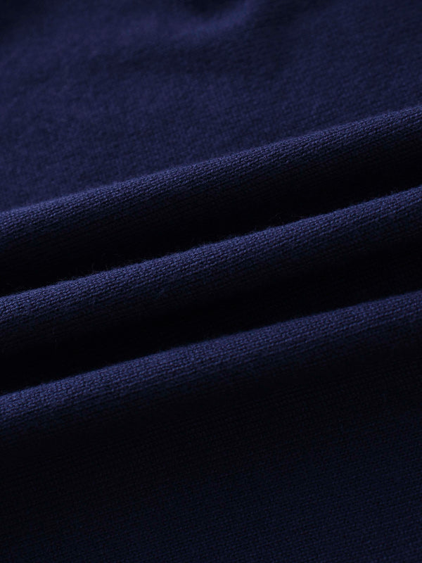 Embellished Cluster Crop Cardigan-Navy