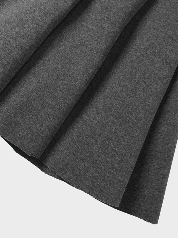 Short Flare Skirt 26"-Grey