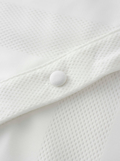 Perforated Blouse-White