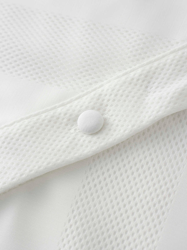 Perforated Blouse-White