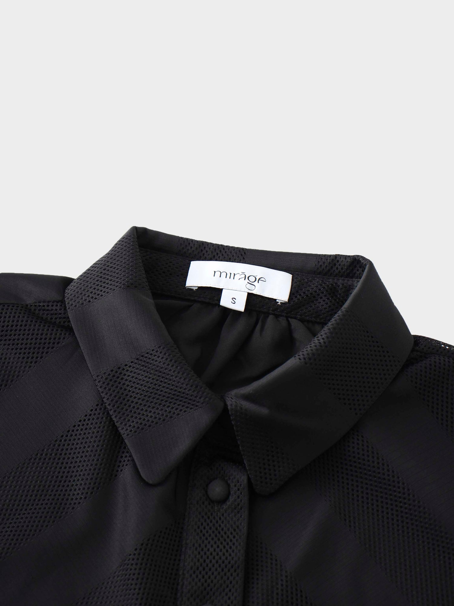 Perforated Blouse-Black