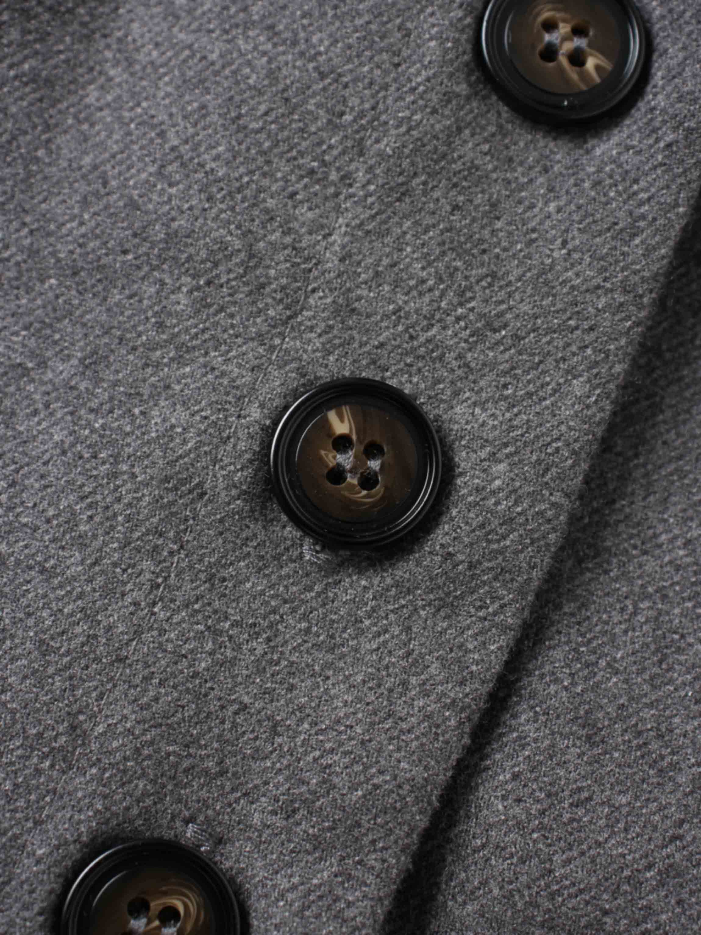 Belted Pocket Jumper-Grey