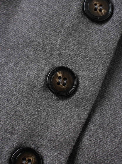 Belted Pocket Jumper-Grey