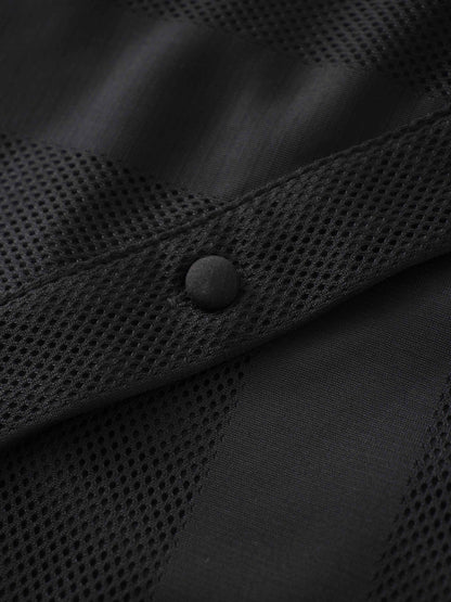 Perforated Blouse-Black