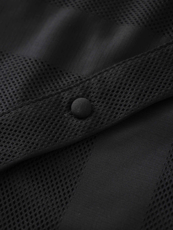 Perforated Blouse-Black